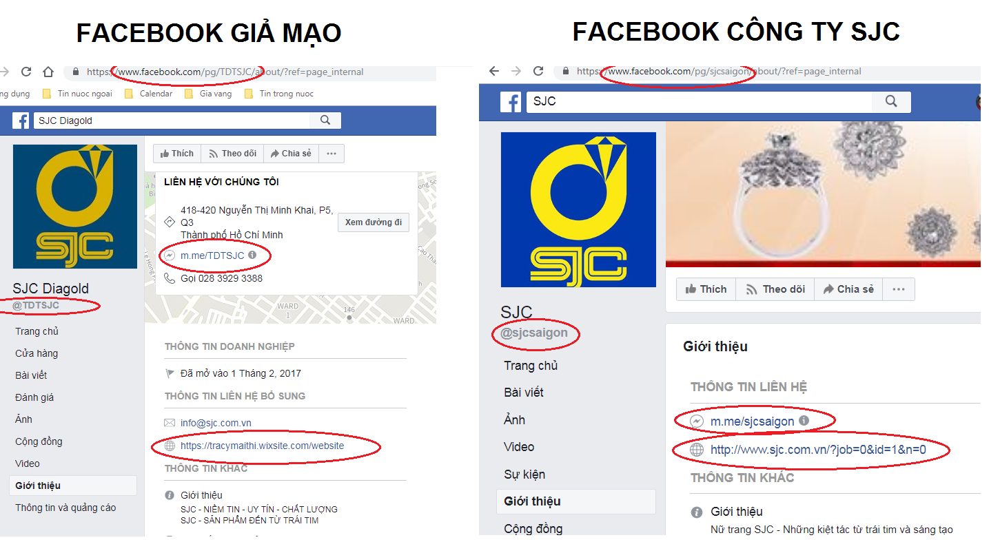 Cảnh báo vấn đề facebook, website giả mạo