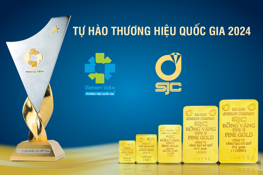 Công ty SJC đạt  thương hiệu Quốc Gia lần thứ 9 năm 2024