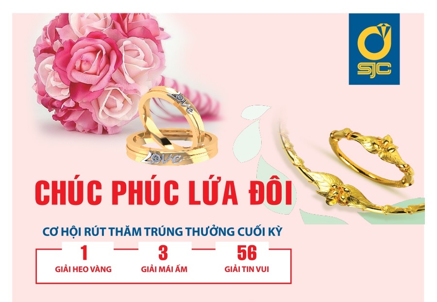 Danh sách khách hàng trúng thưởng chương trình khuyến mại “chúc phúc lứa đôi”