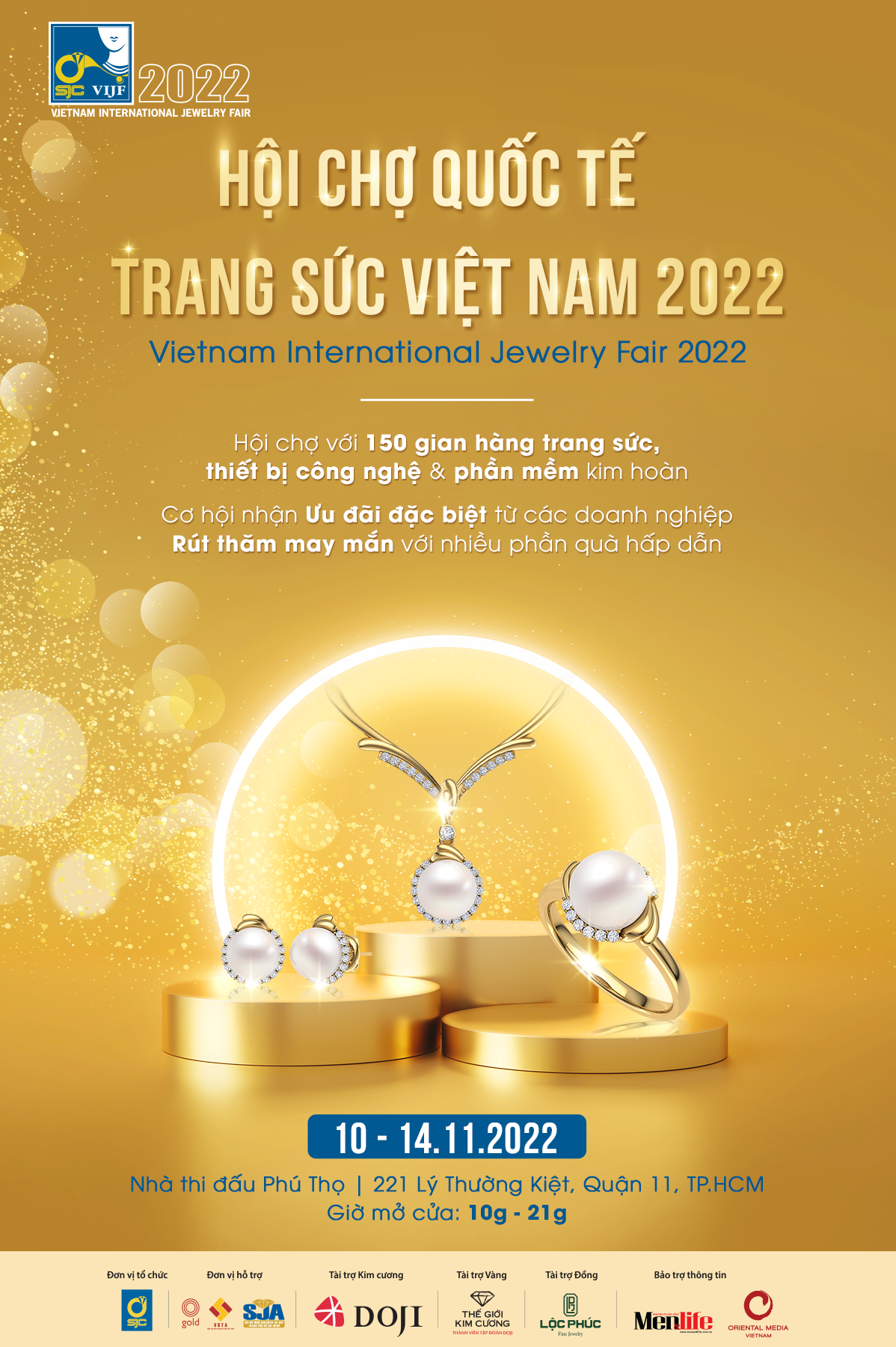 Chào mừng hội chợ quốc tế trang sức Việt Nam 2022