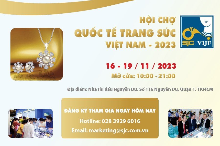 SJC tổ chức hội chợ quốc tế trang sức việt nam năm 2023