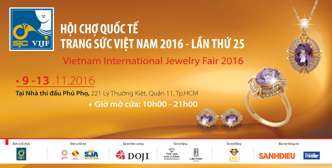 Thông tin về Hội chợ Quốc tế Trang sức Việt Nam 2016