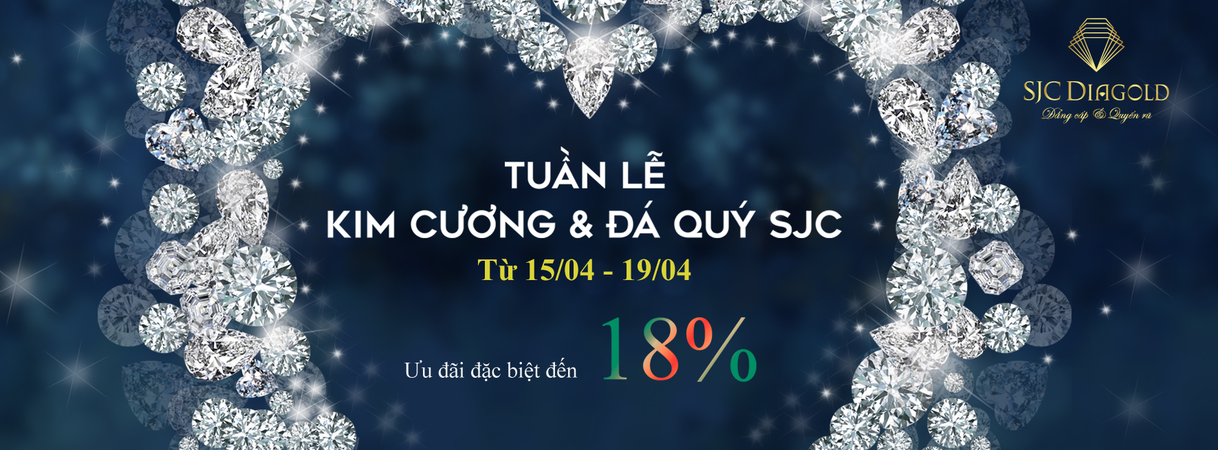 Ưu đãi hấp dẫn đến 18% từ SJC